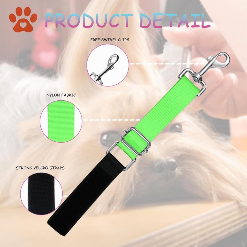 CUTEABC Dog Grooming Extension Strap 2 Pcs Adjustable Dog Grooming Table Loop,Groomers Helper Grooming Loop,Secure and Stable Grooming Loops for Dogs Groomers,Waterproof Grooming arm Extender - Image 3